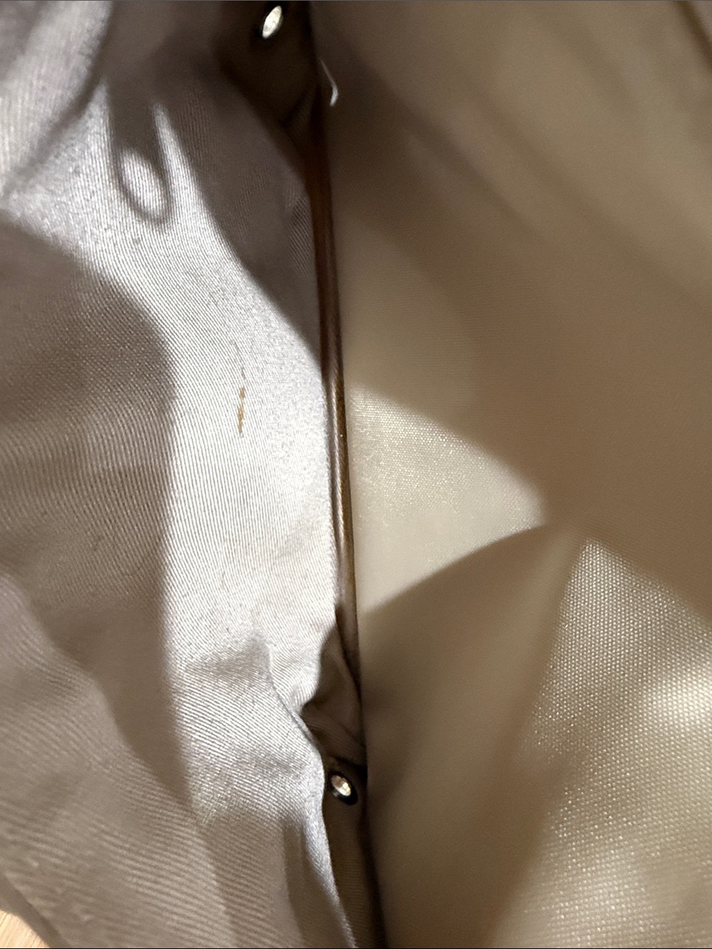 Banana Republic Hobo bag Tan Shoulder Bag with Front Zip Pocket - Picture 7 of 12